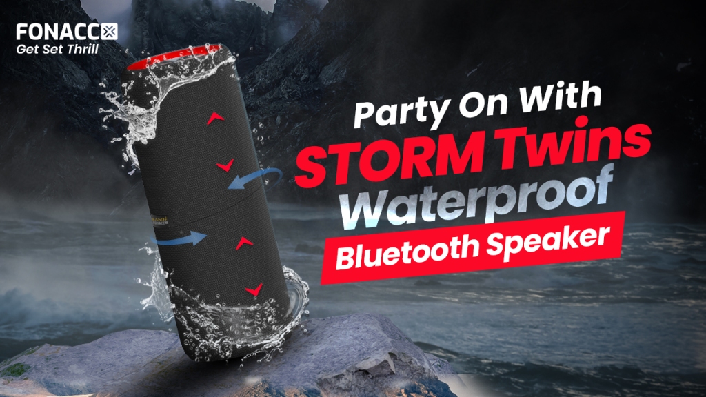 Party On With STORM Twins Waterproof Bluetooth Speaker